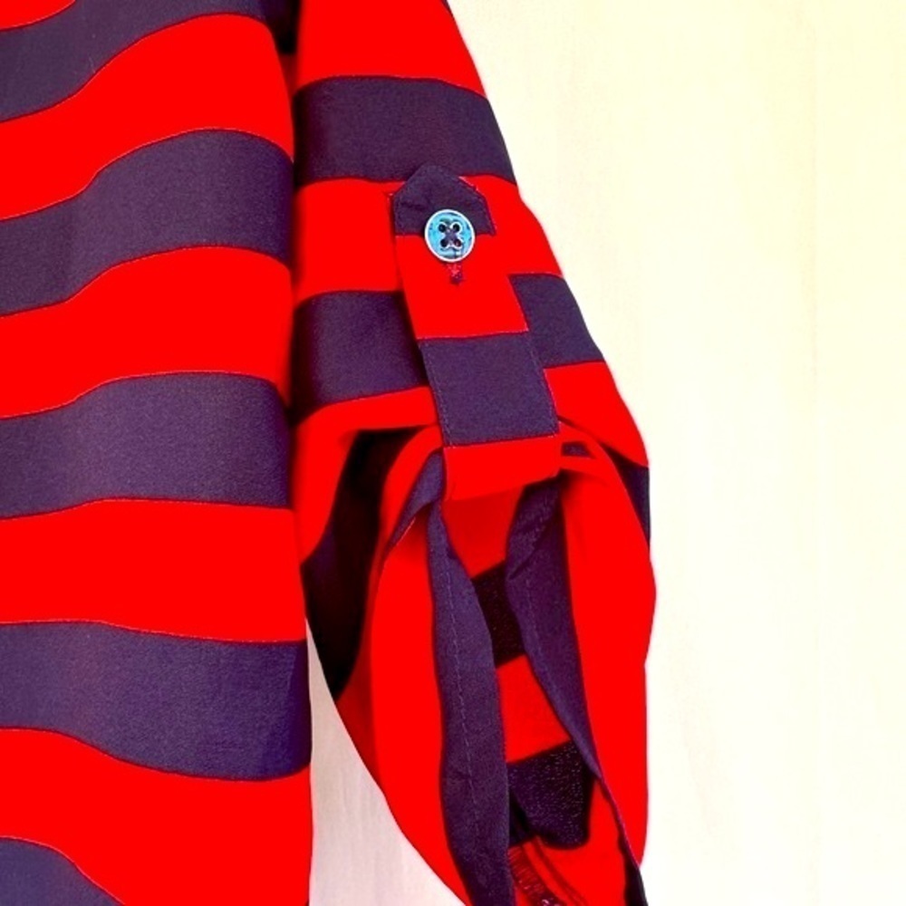 Gap size xs cute red/navy dress - Picture 4 of 7